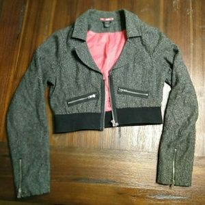 Vintage Guess cropped tweed jacket